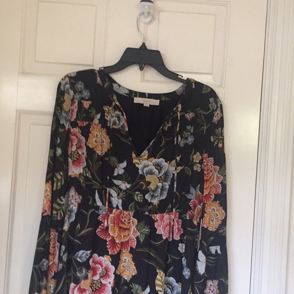LOFT floral shift dress - Picture 2 of 3